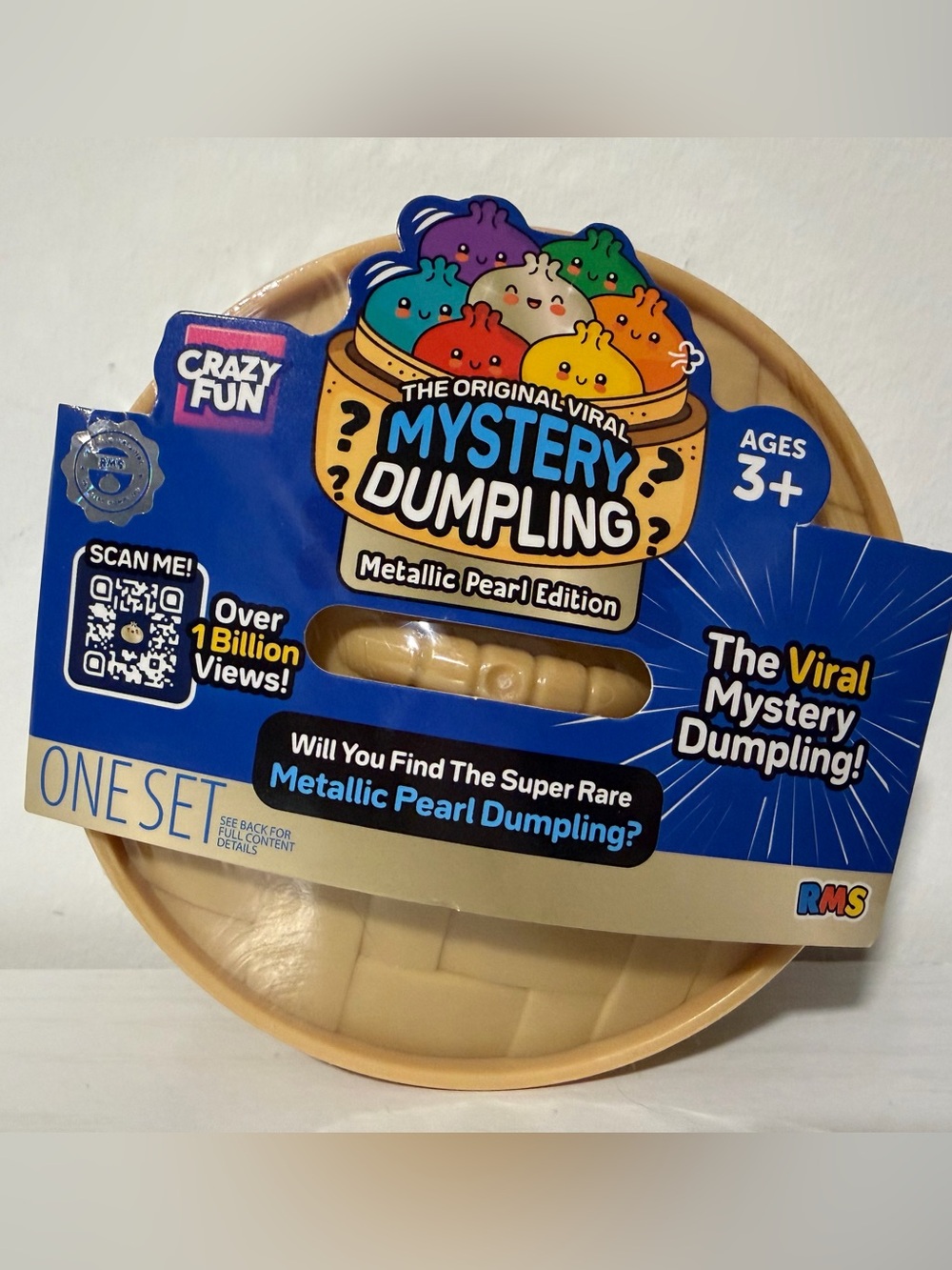 RMS Mystery Dumpling Metallic Pearl Edition Viral Squishy NWT Sealed
